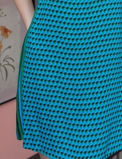 Сорочка с принтом Mia-Amore KAILI 5031, Цвет: малахит, Размеры: M, изображение 5