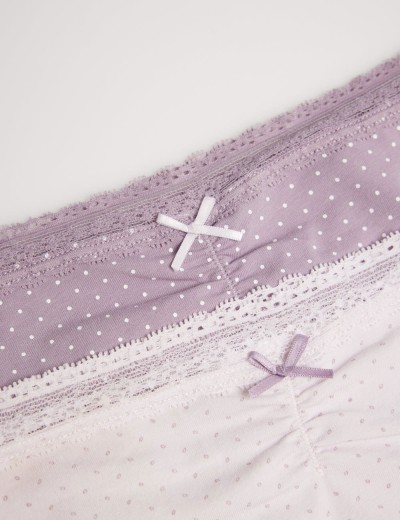 Набор трусов слип-мини Ysabel Mora 19392 MINI (2 шт), Цвет: сиреневый+лаванда, Размеры: S, изображение 6