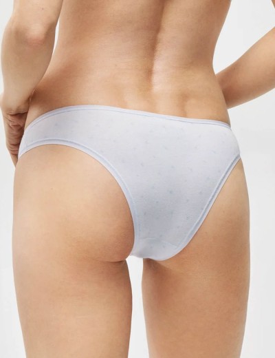 Трусы бразилиана Ysabel Mora 19400 в наборе из 2-х штук, Цвет: серо-голубой+шампань, Размеры: S, изображение 4