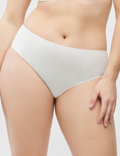 Высокие слипы Ysabel Mora 19406 HIGH WAIST в наборе из 2-х штук, Цвет: голубой+экрю, Размеры: 2XL, изображение 2