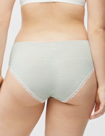 Высокие слипы Ysabel Mora 19406 HIGH WAIST в наборе из 2-х штук, Цвет: голубой+экрю, Размеры: 2XL, изображение 4