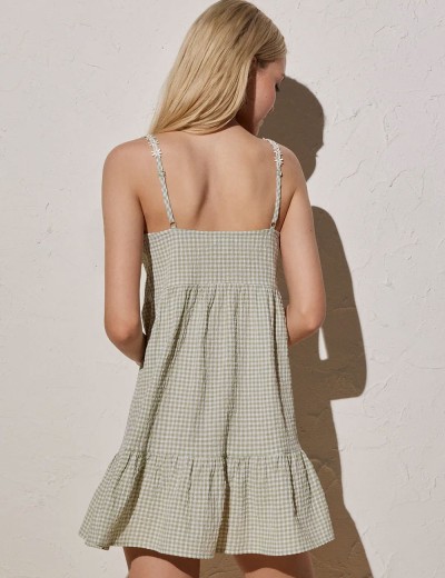 Легкий сарафан на тонких бретелях Ysabel Mora 85900 оливковый, Цвет: оливковый, Размеры: S, изображение 2