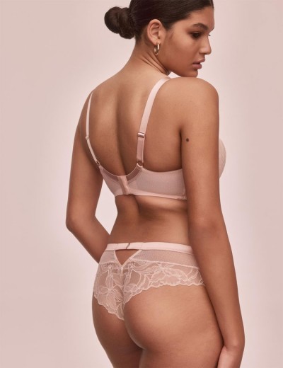 Трусики бразилиана Alles GLOW brazyliany roz, Цвет: пудровый, Размеры: S, изображение 4