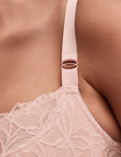 Бюстгальтер полумягкая чашка Alles GLOW PU roz, Цвет: пудровый, Размеры: 70J, изображение 5
