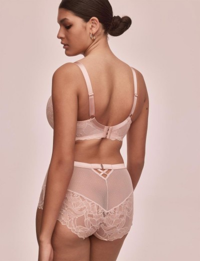 Трусы слипы высокие Alles GLOW classic roz, Цвет: пудровый, Размеры: M, изображение 4