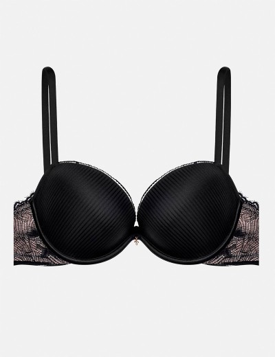 Бюстгальтер планж с пуш-ап Esotiq KYOKO 40520 черный, Цвет: черный, Размеры: 65F, изображение 6