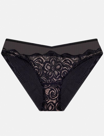 Трусики бразилиана Esotiq KENDRA 40536 черный+бежевый, Цвет: черный+бежевый, Размеры: S, изображение 5