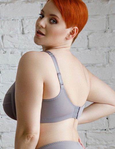 Бюстгальтер мягкий Honey H36-17-L серый жемчуг, Цвет: серый жемчуг, Размеры: 90D, изображение 2 Бюстгальтер мягкий Honey H36-17-L серый жемчуг, Цвет: серый жемчуг, Размеры: 90D, изображение 2