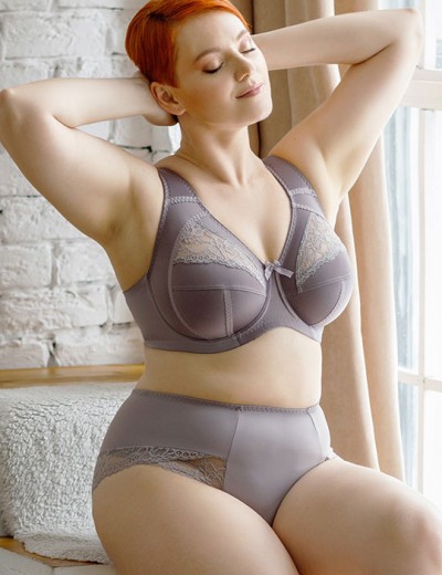 Бюстгальтер мягкий Honey H36-17-L серый жемчуг, Цвет: серый жемчуг, Размеры: 90D, изображение 4 Бюстгальтер мягкий Honey H36-17-L серый жемчуг, Цвет: серый жемчуг, Размеры: 90D, изображение 4