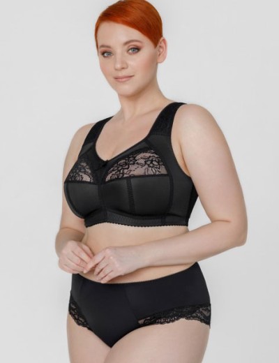 Мягкий бюстгальтер без косточек Honey H44-22-L черный, Цвет: черный, Размеры: 115D, изображение 4