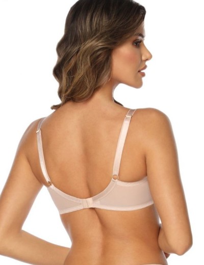 Мягкий кружевной бюстгальтер Kinga ALICE 931-SC светло-бежевый, Цвет: светло-бежевый, Размеры: 100G, изображение 5