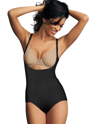 Торсет-боди Maidenform 2656 черный, Цвет: черный, Размеры: S, изображение 4