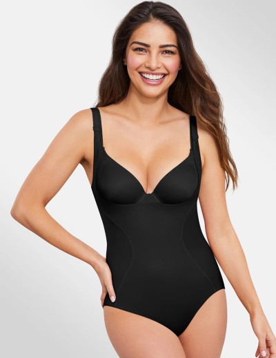 Торсет-боди Maidenform 2656 черный, Цвет: черный, Размеры: S, изображение 6