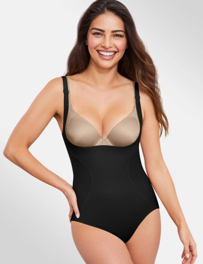 Торсет-боди Maidenform 2656 черный, Цвет: черный, Размеры: S, изображение 5