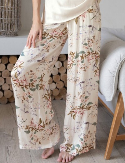 Комплект топ с широкими брюками Mia-Amore AMELY 5046 молоко, Цвет: молоко, Размеры: 3XL, изображение 5