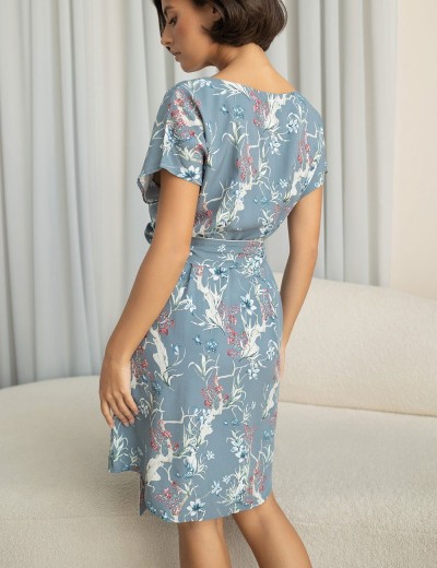 Платье домашнее Mia-Amore ZOE 1964, Цвет: серый, Размеры: 2XL/3XL, изображение 2