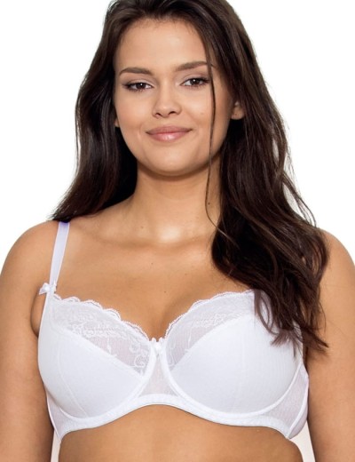 Бюстгальтер полупоролон Nipplex PIA PU белый, Цвет: белый, Размеры: 70F, изображение 3