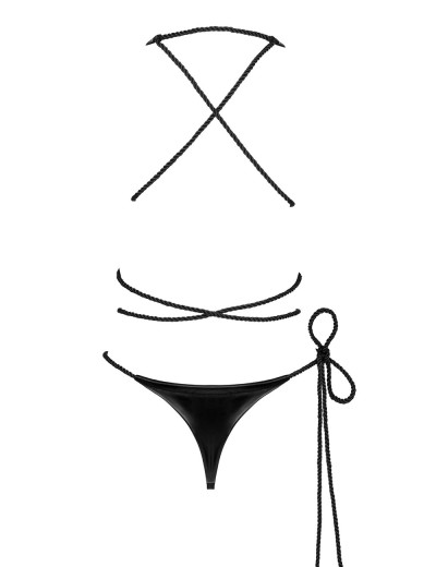 Эротическое боди с доступом Obsessive CORDELLIS TEDDY, Цвет: черный, Размеры: UN, изображение 4