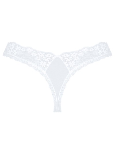 Трусики стринги Obsessive HEAVENLLY THONG, Цвет: белый, Размеры: XS/S, изображение 4