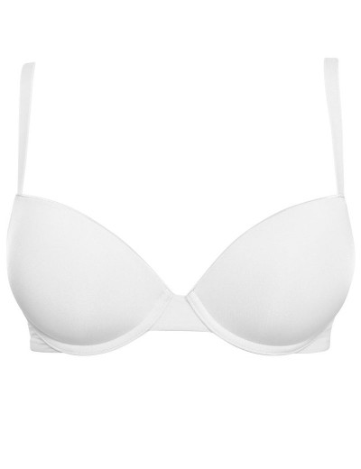 Гладкий бюстгальтер пуш-ап Sielei PLUS 2544 bianco, Цвет: bianco (белый), Размеры: 75C, изображение 3