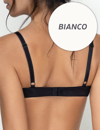 Гладкий бюстгальтер пуш-ап Sielei PLUS 2544 bianco, Цвет: bianco (белый), Размеры: 75C, изображение 2