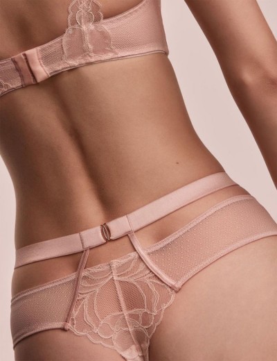 Трусы стринги Alles GLOW stringi roz, Цвет: пудровый, Размеры: S, изображение 2