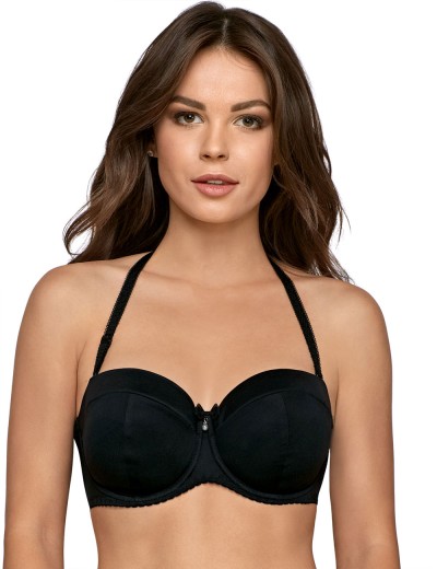 Бюстгальтер балконет пуш-ап для открытых платьев Ava 1787 P-UP черный, Цвет: черный, Размеры: 75A, изображение 3