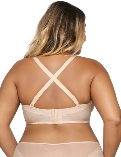 Бюстгальтер балконет для открытых платьев Ava 1787 U MAXI телесный, Цвет: телесный, Размеры: 80D, изображение 3