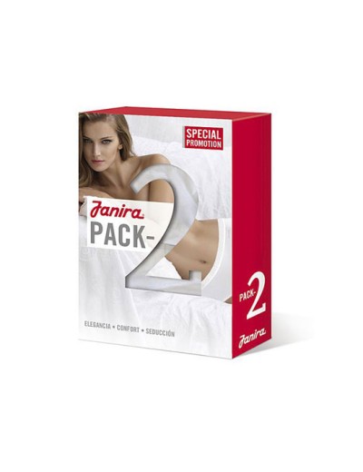 Трусы хлопковые в наборе 2шт Janira PACK-2 BRISLIP ESENCIAL 1031763 negro, Цвет: negro (черный), Размеры: XL, изображение 2