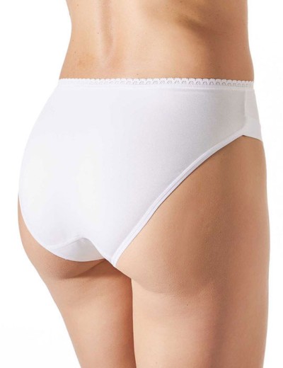 Трусы хлопковые в наборе 2шт Janira PACK-2 BRISLIP ESENCIAL 1031763 blanco, Цвет: blanco (белый), Размеры: XL, изображение 2