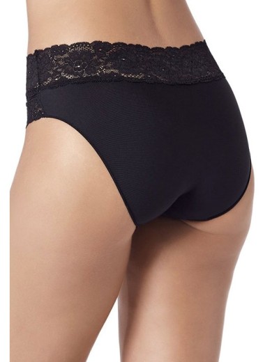 Трусы слипы с кружевом Janira DOLCE MICRO 1032098 negro, Цвет: negro (черный), Размеры: S, изображение 2