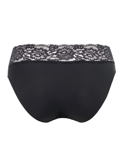 Трусы слипы с кружевом Janira DOLCE MICRO 1032098 negro, Цвет: negro (черный), Размеры: S, изображение 4