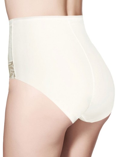Высокие трусы с кружевом Janira BELLA BEST COMFORT 1032130 BRAGA nacar, Цвет: nacar (крем), Размеры: 2XL, изображение 2