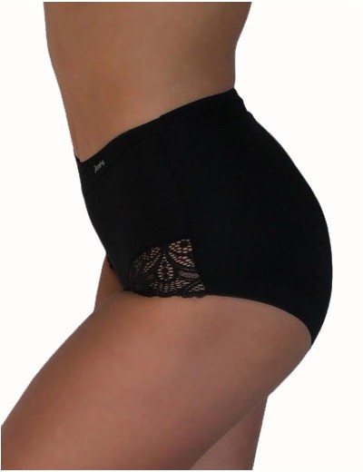 Высокие трусы с кружевом Janira BELLA BEST COMFORT 1032130 BRAGA black, Цвет: black (черный), Размеры: XL, изображение 5
