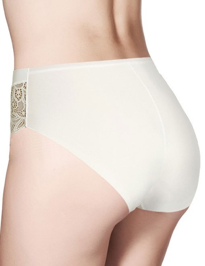 Трусы слипы с кружевом Janira BELLA BEST COMFORT 1032128 MILANO nacar, Цвет: nacar (крем), Размеры: XL, изображение 2