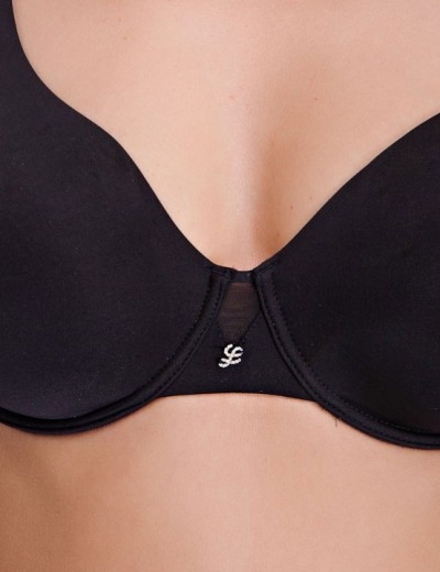 Бюстгальтер мягкий Leilieve ELEGANCE 6074 nero, Цвет: nero (черный), Размеры: 70C, изображение 4