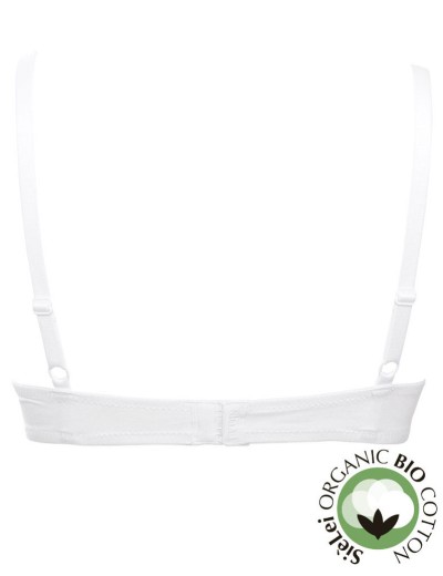 Хлопковый бюстгальтер пуш-ап Sielei NATURAL COTTON 1444 bianco, Цвет: bianco (белый), Размеры: 70B, изображение 3 Хлопковый бюстгальтер пуш-ап Sielei NATURAL COTTON 1444 bianco, Цвет: bianco (белый), Размеры: 70B, изображение 3