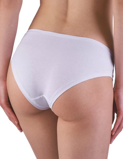 Хлопковые трусы слипы Sielei NATURAL COTTON 1445 bianco, Цвет: bianco (белый), Размеры: S, изображение 2