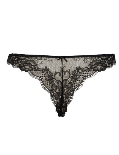 Трусики бразилиана из кружева Sielei WONDER LACE 2457 nero, Цвет: nero (черный), Размеры: XS, изображение 4