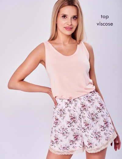 Женская пижама с топом Taro JULIET 2964, Цвет: розовый, Размеры: S, изображение 2