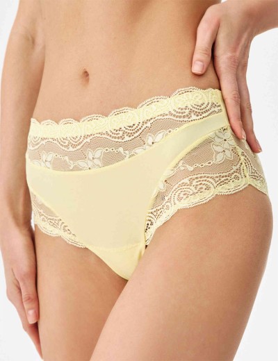 Трусы слипы высокие VOVA SNEJANNA V54046 лимонное мороженое, Цвет: лимонное мороженое, Размеры: S, изображение 3