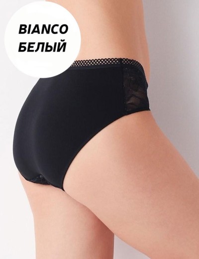 Трусы слипы с кружевом Cotonella ADA74 CHARME bianco, Цвет: bianco (белый), Размеры: M, изображение 2