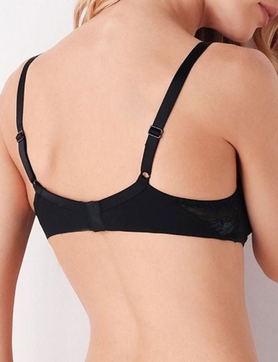 Бюстгальтер мягкий Cotonella ADB04 CHARME nero, Цвет: nero (черный), Размеры: 90B, изображение 2