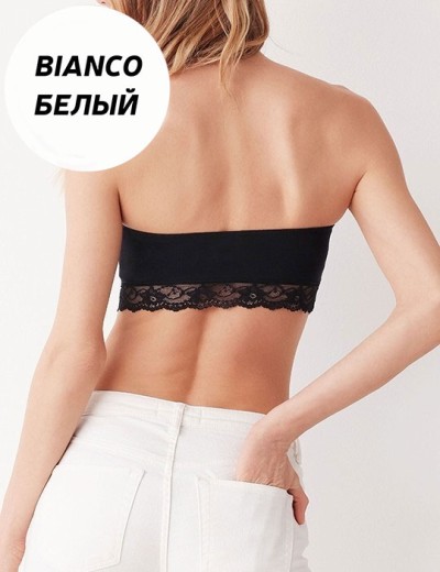 Топ-бандо Cotonella GD232 L_ALTRA bianco, Цвет: bianco (белый), Размеры: S/M, изображение 2