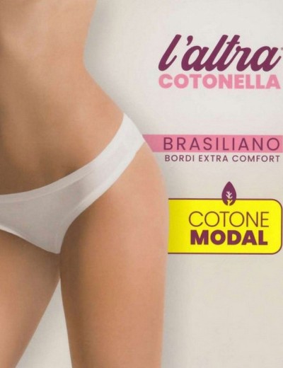 Трусы бразилиана Cotonella GD365 SOFT TOUCH bianco, Цвет: bianco (белый), Размеры: L, изображение 3