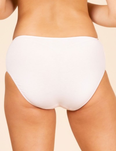 Хлопковые трусы слипы Janira FRESH COTTON 1036900 SLIP V white, Цвет: white (белый), Размеры: XL, изображение 2