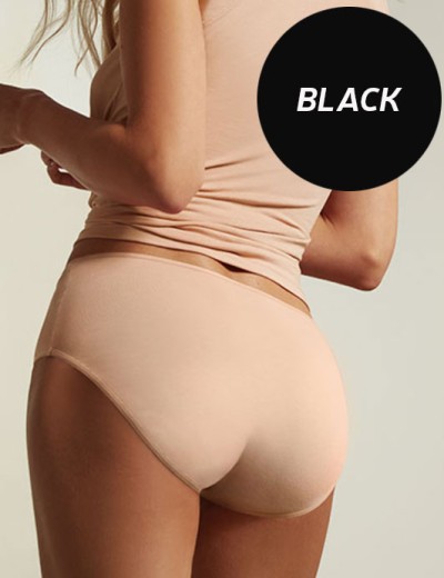 Хлопковые трусы слипы Janira FRESH COTTON 1036900 SLIP V black, Цвет: black (черный), Размеры: 2XL, изображение 2