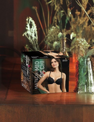 Бюстгальтер пуш-ап гелевый Mioocchi MATILDA 8100 nero, Цвет: nero (черный), Размеры: 80A, изображение 6