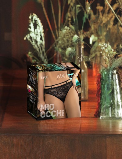 Кружевные трусики бразилиана Mioocchi MATILDA 8200 bianco, Цвет: bianco (белый), Размеры: S, изображение 4