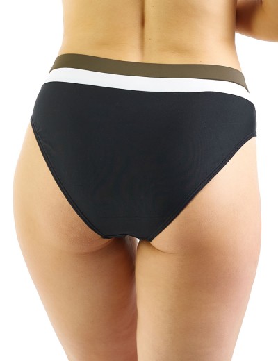 Плавки женские Naturana 78060 THE ONE черный/хаки, Цвет: черный/хаки, Размеры: L, изображение 2